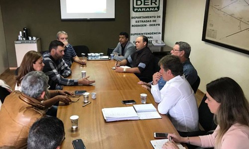 Pauliki e lideranças de Tibagi solicitam investimentos ao DER e Rodonorte