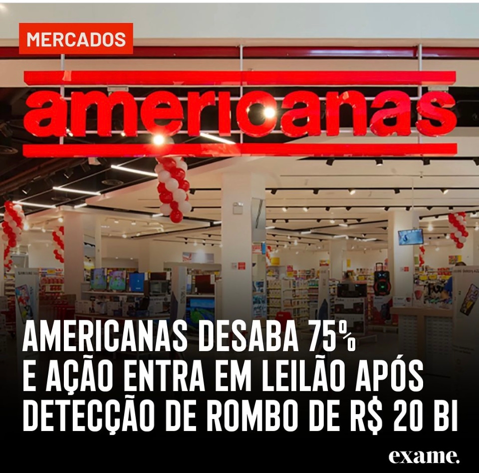 Caso Americanas: Bom de E e S mas péssimo em G!